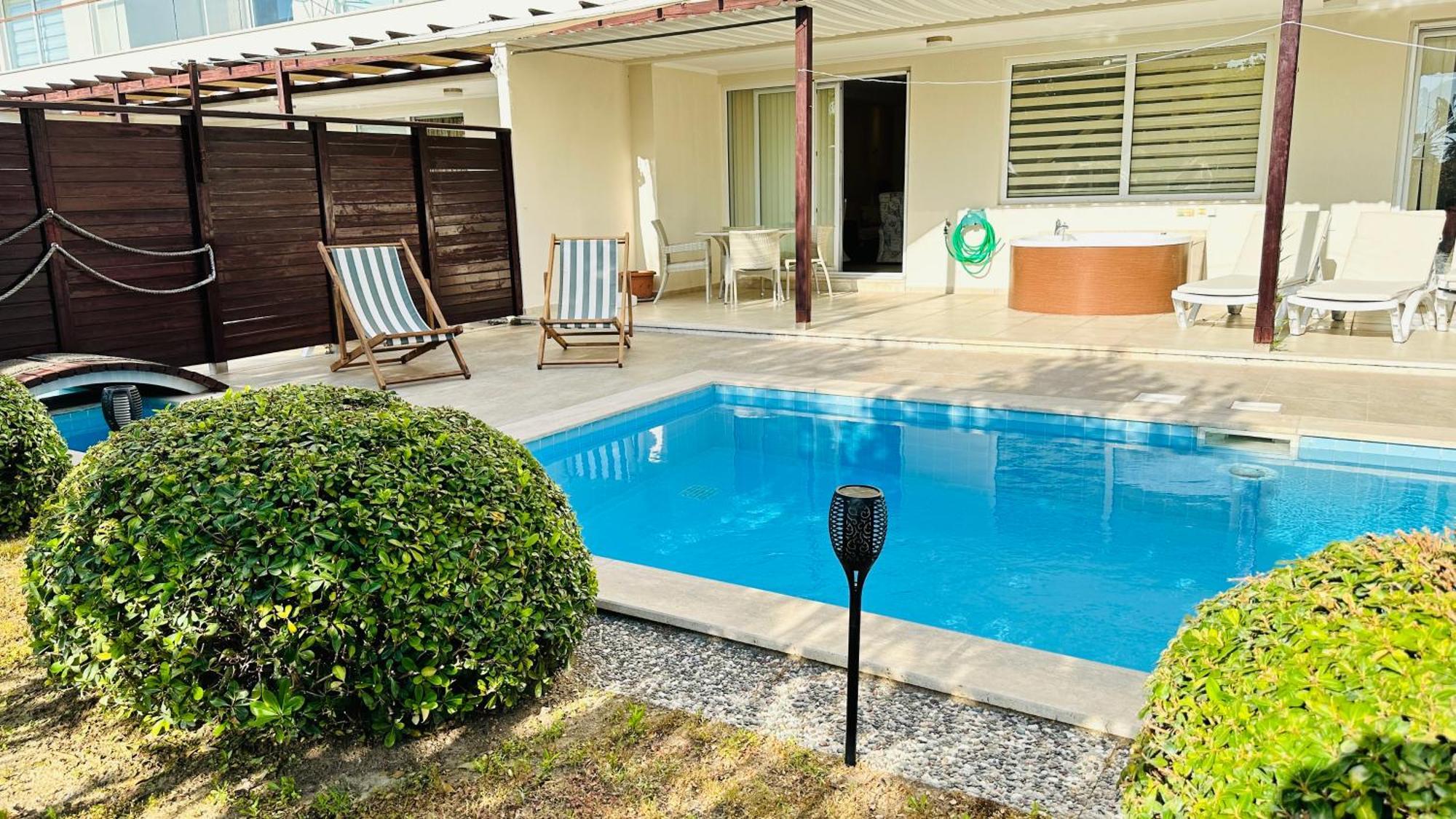 Babylon Luxury Villa With Private Pool And Indoor Heated Pool Сиде Екстериор снимка
